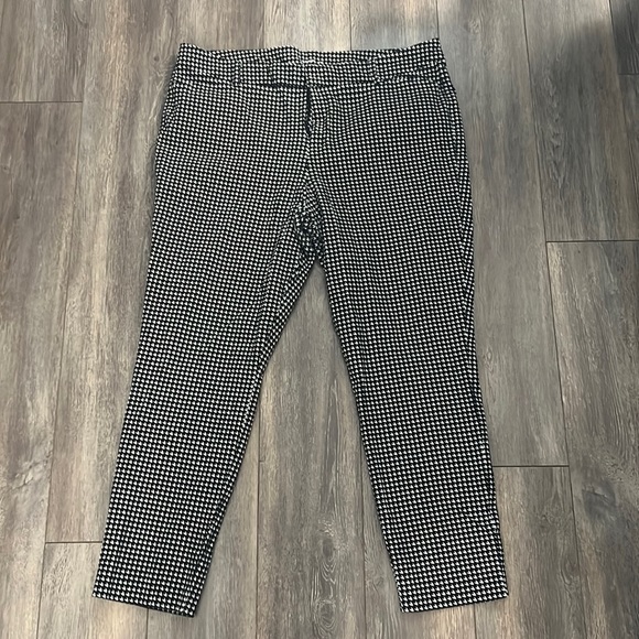 Old Navy Pixie Pant - Houndstooth - Size 18 Long - Picture 1 of 4